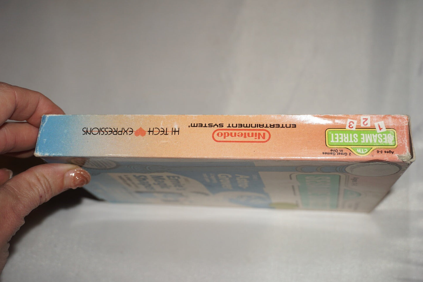 Sesame Street 123 (Nintendo NES) Complete in Box CIB