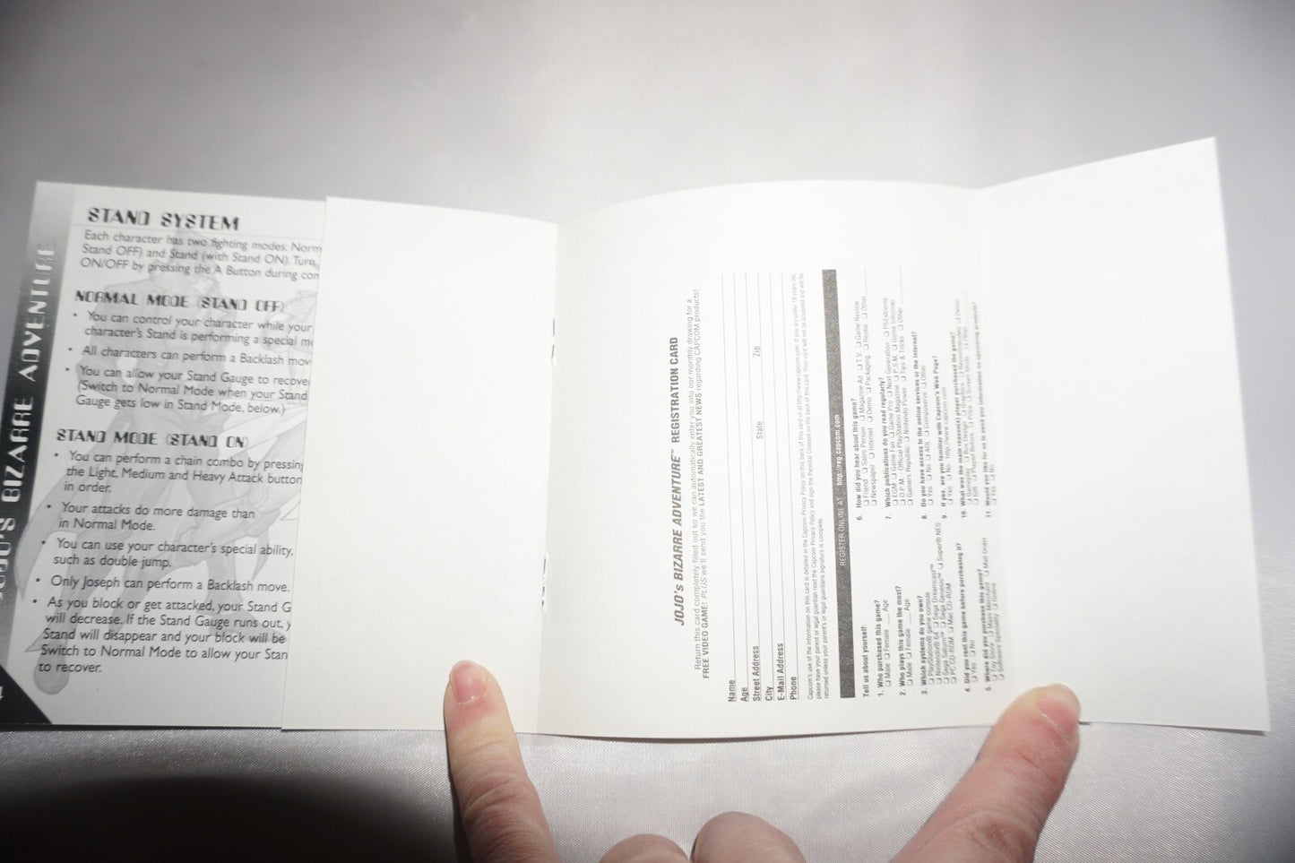 Jojo's Bizarre Adventure (Sega Dreamcast) Complete w/ Reg Card