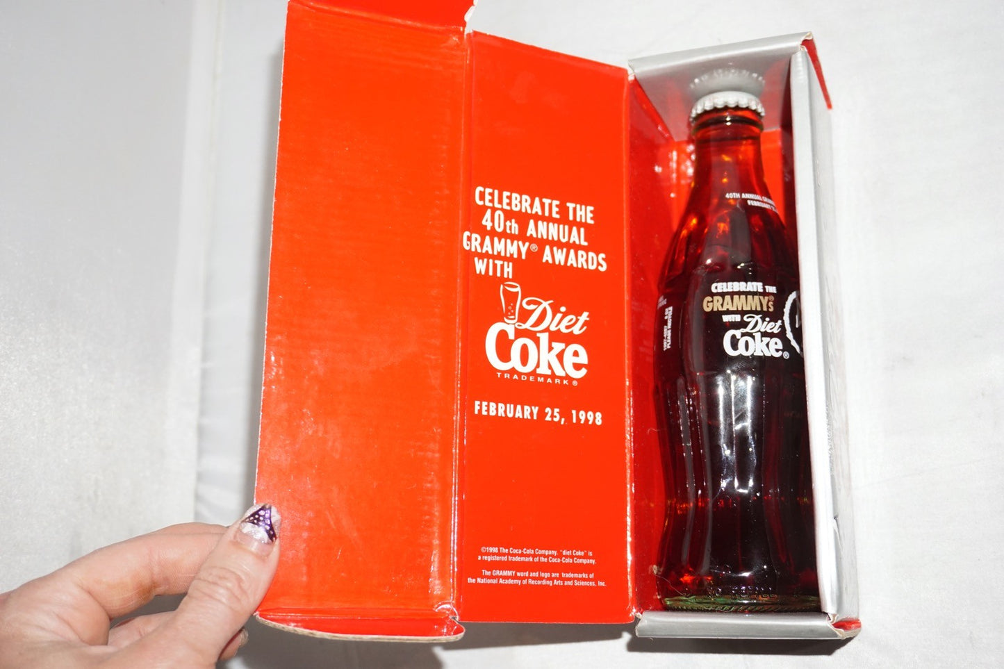 40th Annual Grammy Awards Diet Coke Caps Off To Musicians Everywhere Collector's