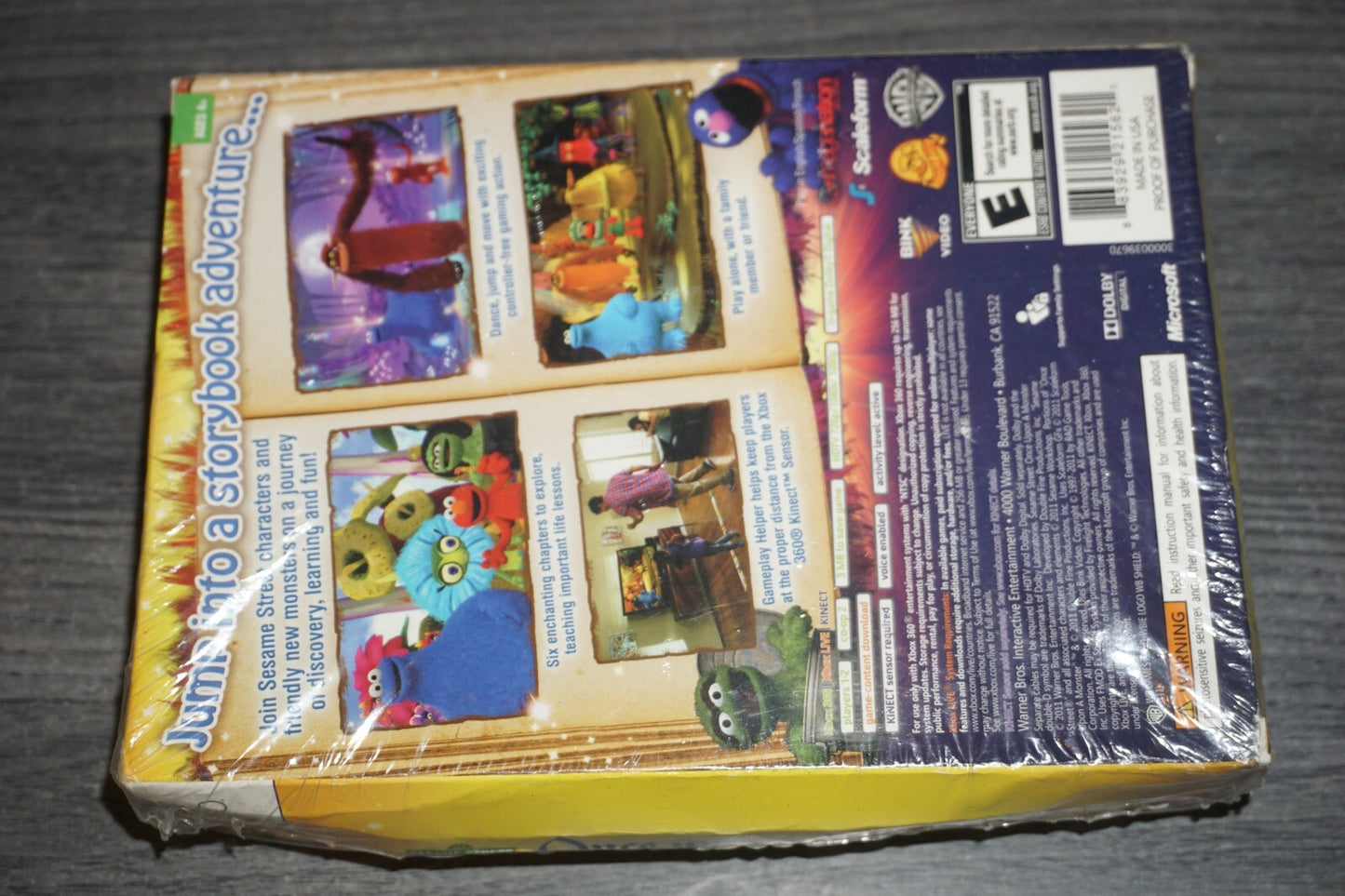 Sesame Street: Once Upon A Monster W/ Helper (Microsoft Xbox 360) NEW Sealed