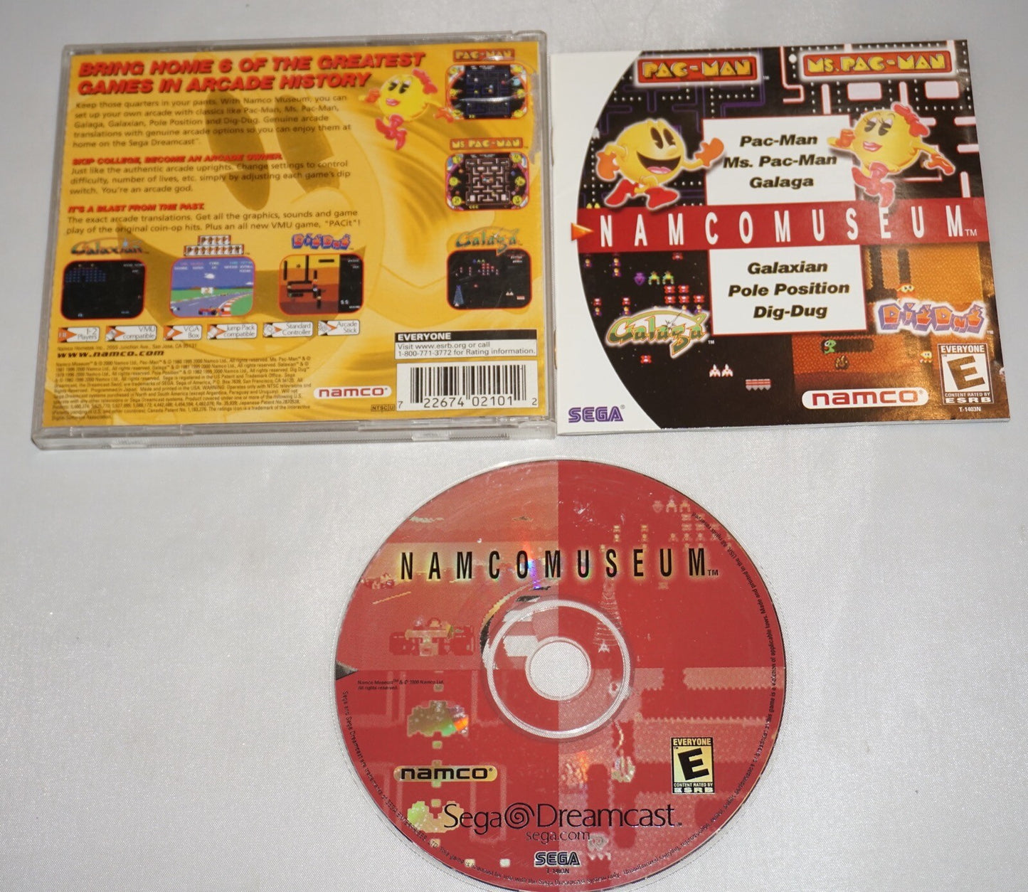 NamcoMuseum (Sega Dreamcast) Complete Tested
