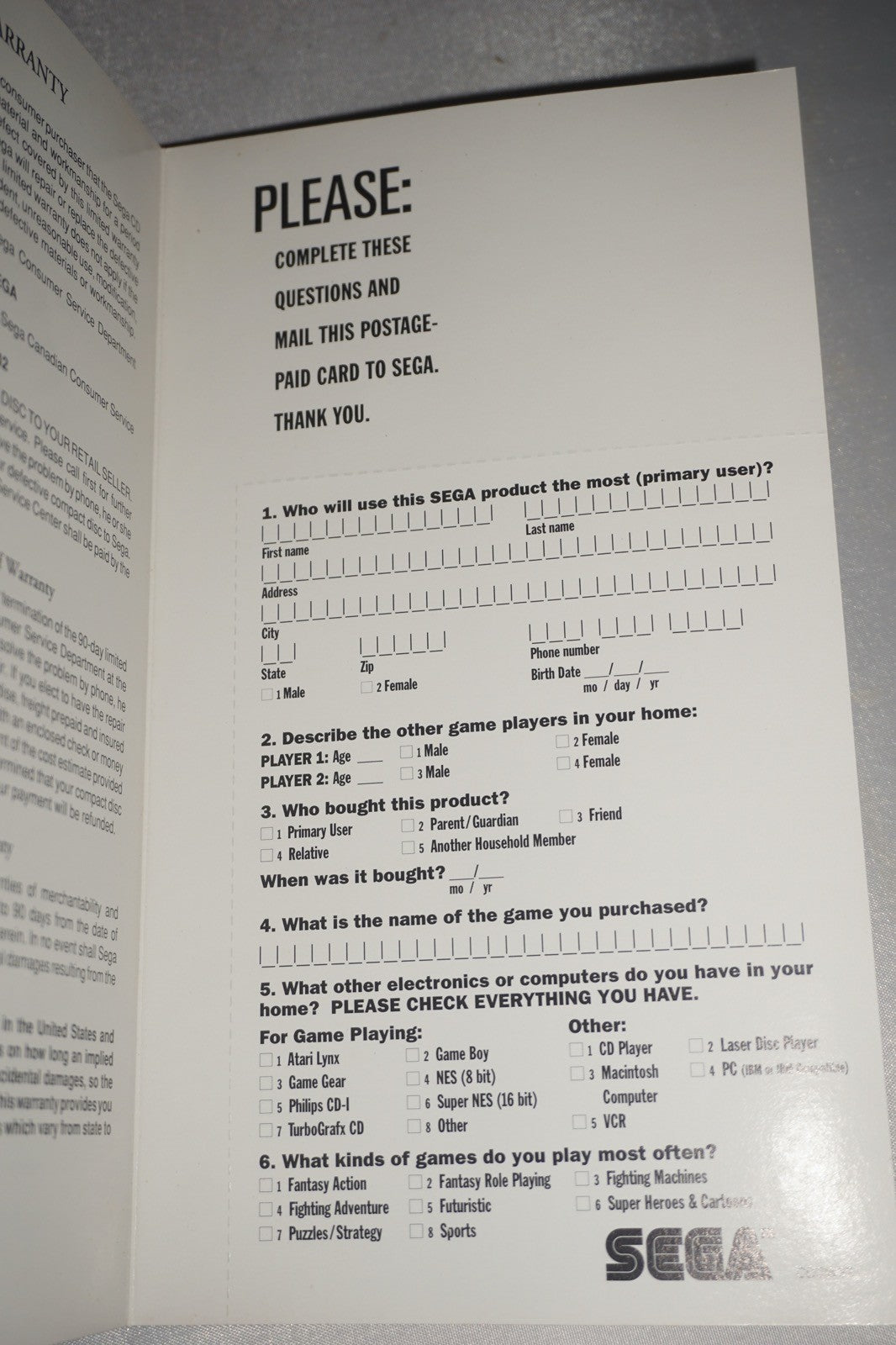 Fahrenheit (Sega Cd/32X) Complete