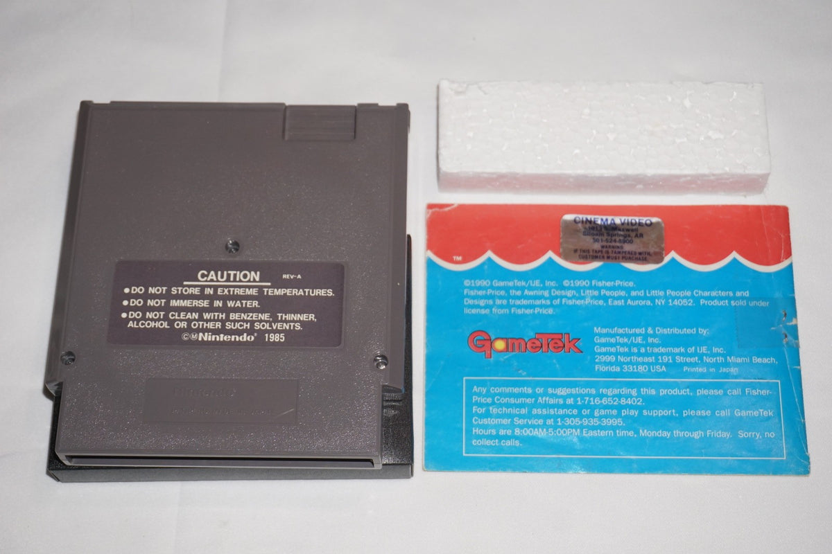 Fisher Price Firehouse Rescue (Nintendo NES) Complete in Box CIB