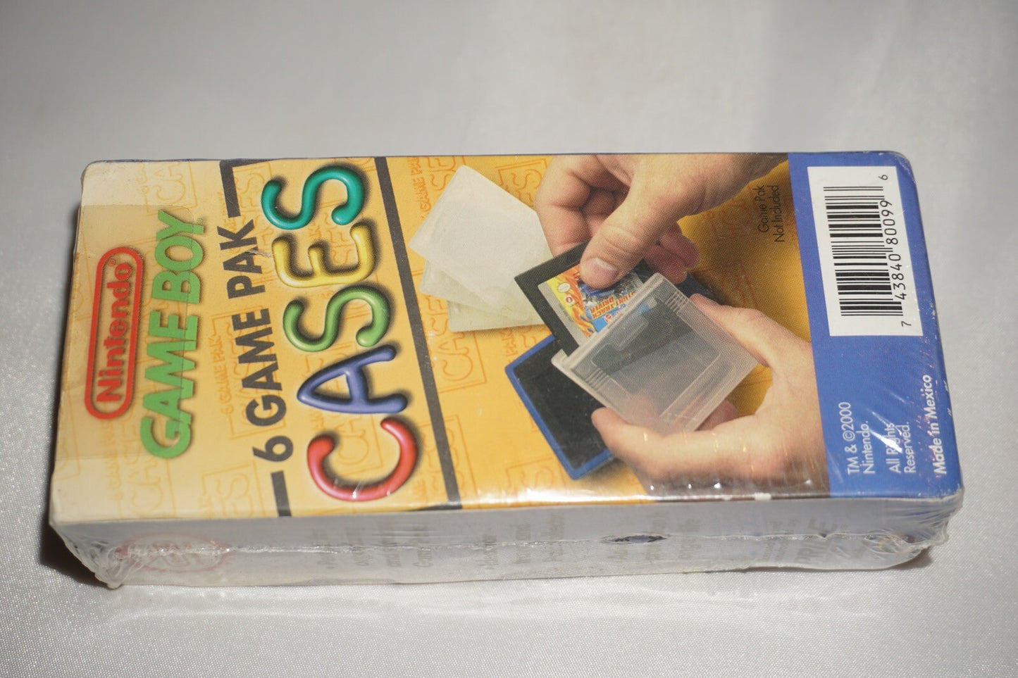 6 Game Pak Cases (Nintendo Gameboy Game Boy) NEW Official