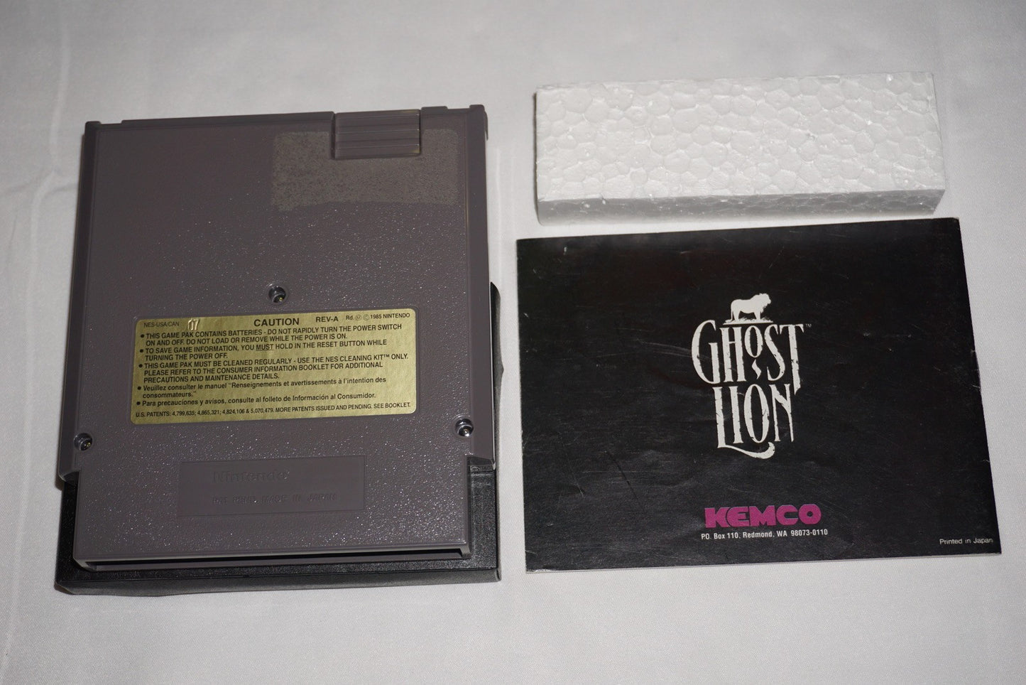 Ghost Lion (Nintendo NES) Complete in Box CIB