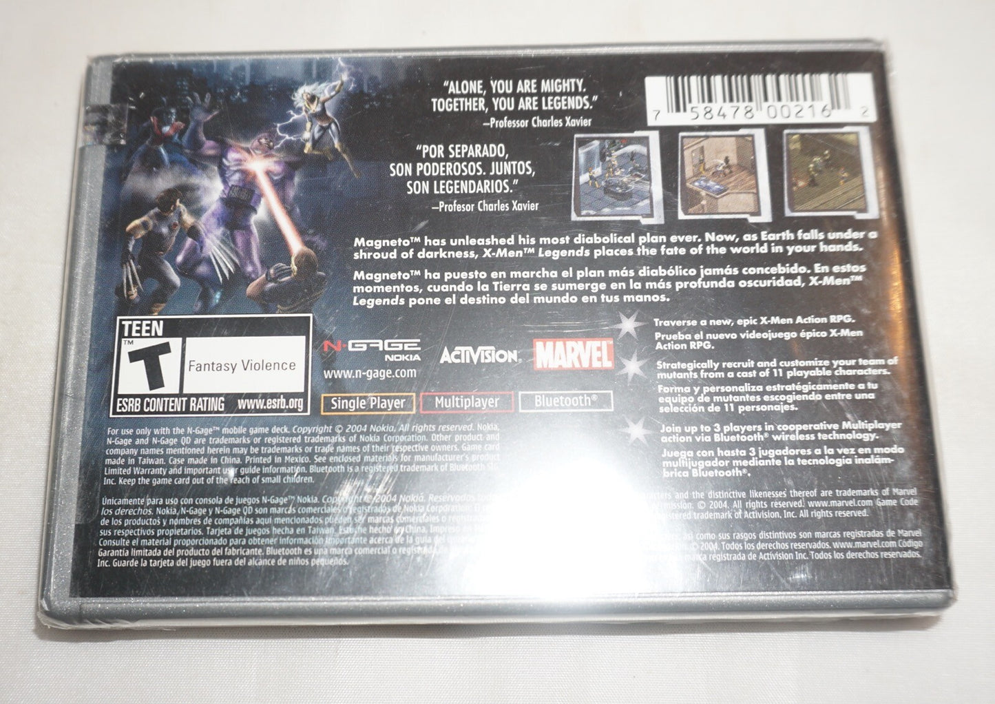 X-men Legends (Nokia N Gage) NEW Sealed