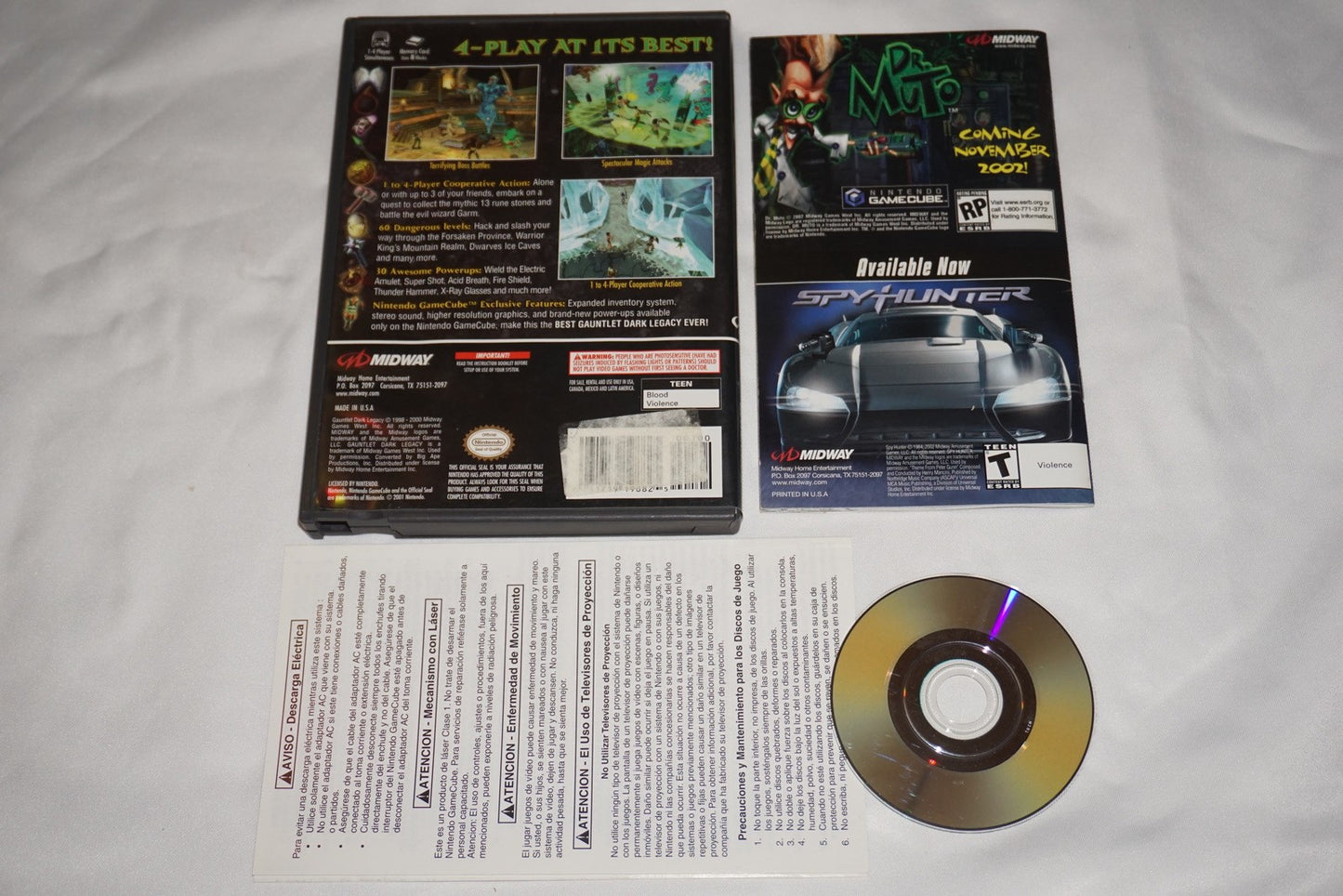 Gauntlet Dark Legacy (Nintendo Gamecube) Complete