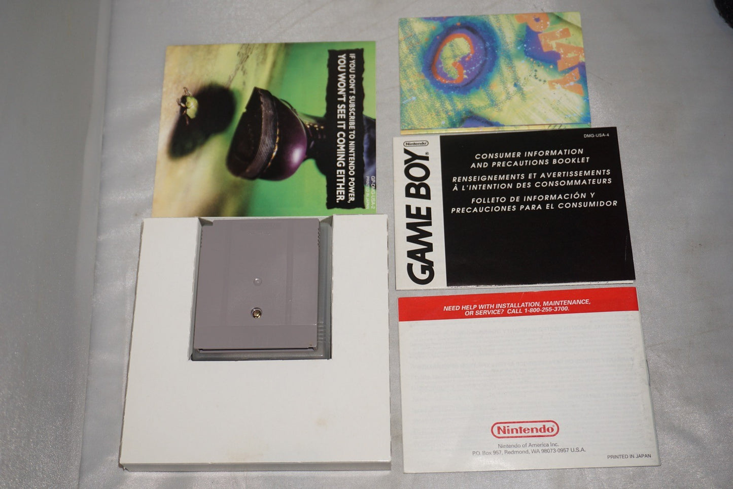 Star Wars PC (Nintendo Gameboy Game Boy GB) Complete CIB Authentic