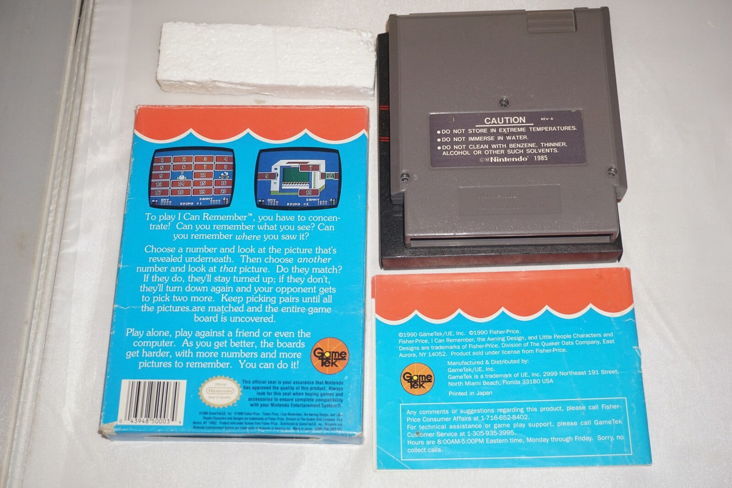 Fisher Price I Can Remember (Nintendo NES) Complete in Box CIB
