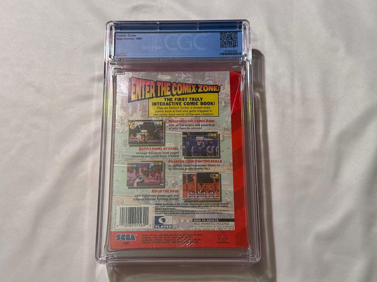 Comix Zone (Sega Genesis) NEW Sealed CGC 9.0 A+