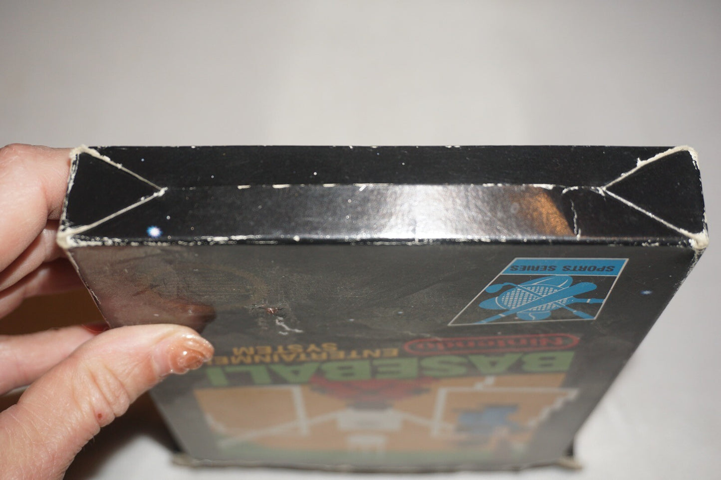 Baseball HANGTAB (Nintendo NES) Complete in Box CIB #2