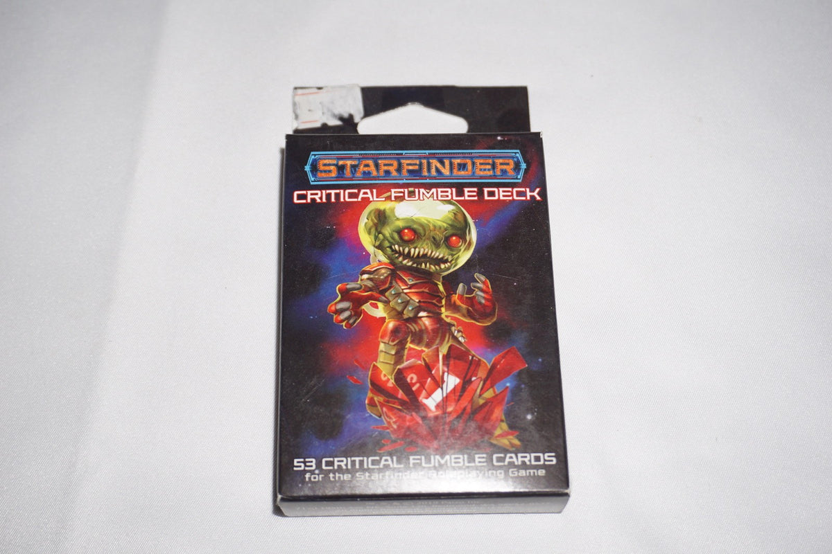 Starfinder Critical Fumble Deck Supplemental NEW Sealed