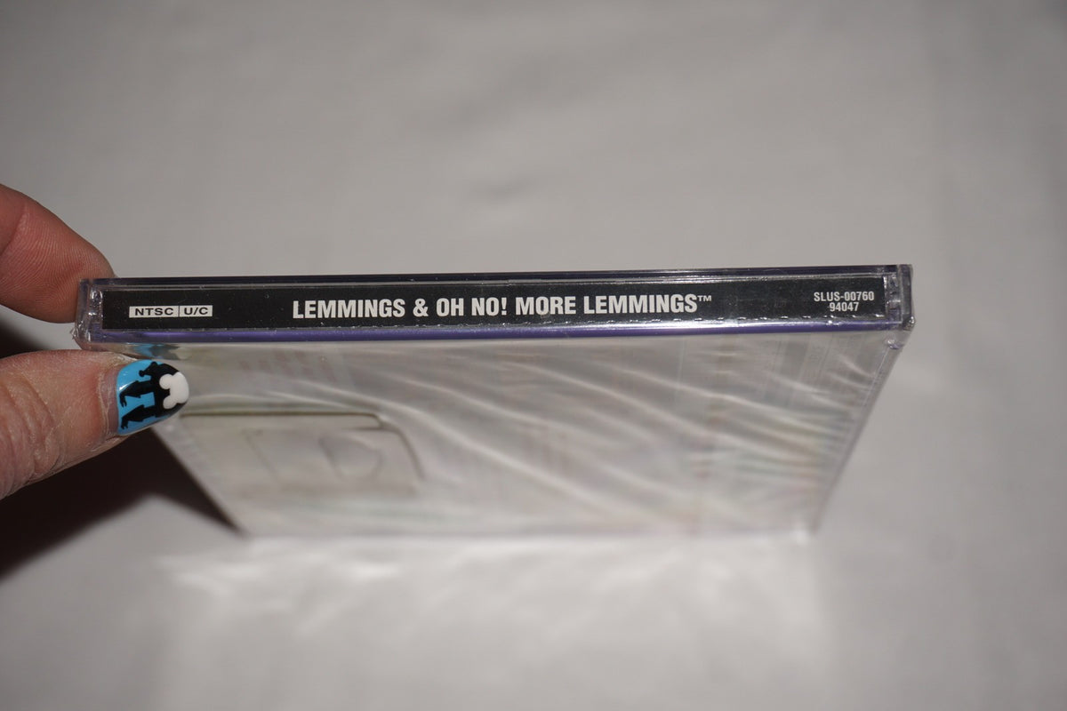 Lemmings & Oh No More Lemmings (Sony Playstation 1 ps1) NEW Factory Sealed