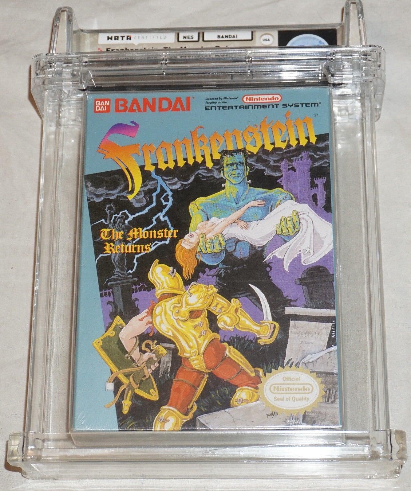 Frankenstein Monster Returns (Nintendo NES) WATA 9.6 A NEW Factory Sealed
