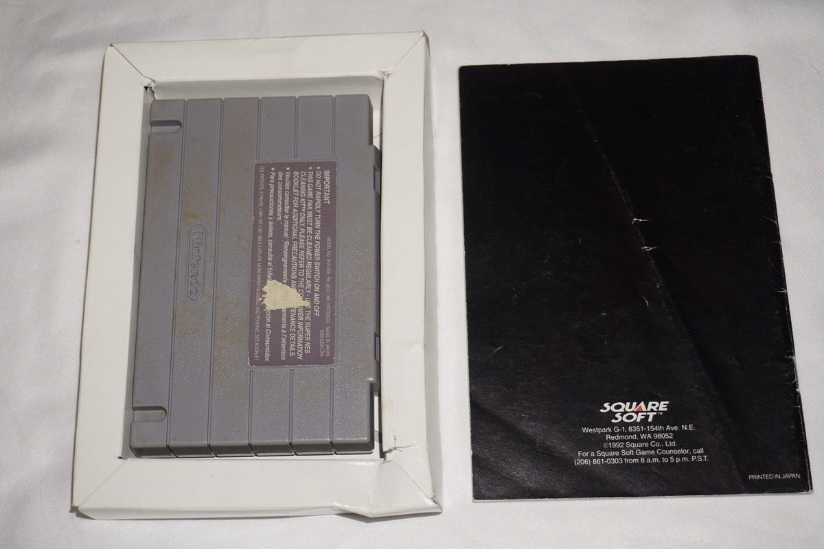 Final Fantasy Mystic Quest (Super Nintendo SNES) Complete in Box CIB