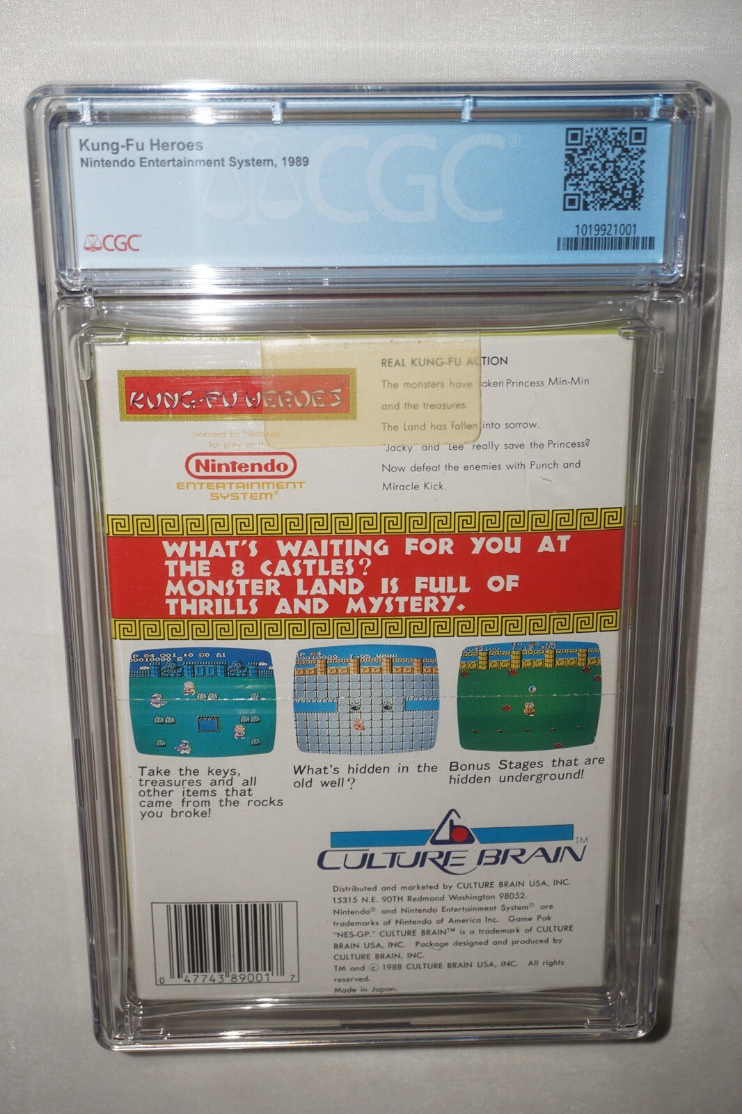 Kung Fu Heroes (Nintendo NES) CGC 9.4 A+ NEW Sealed