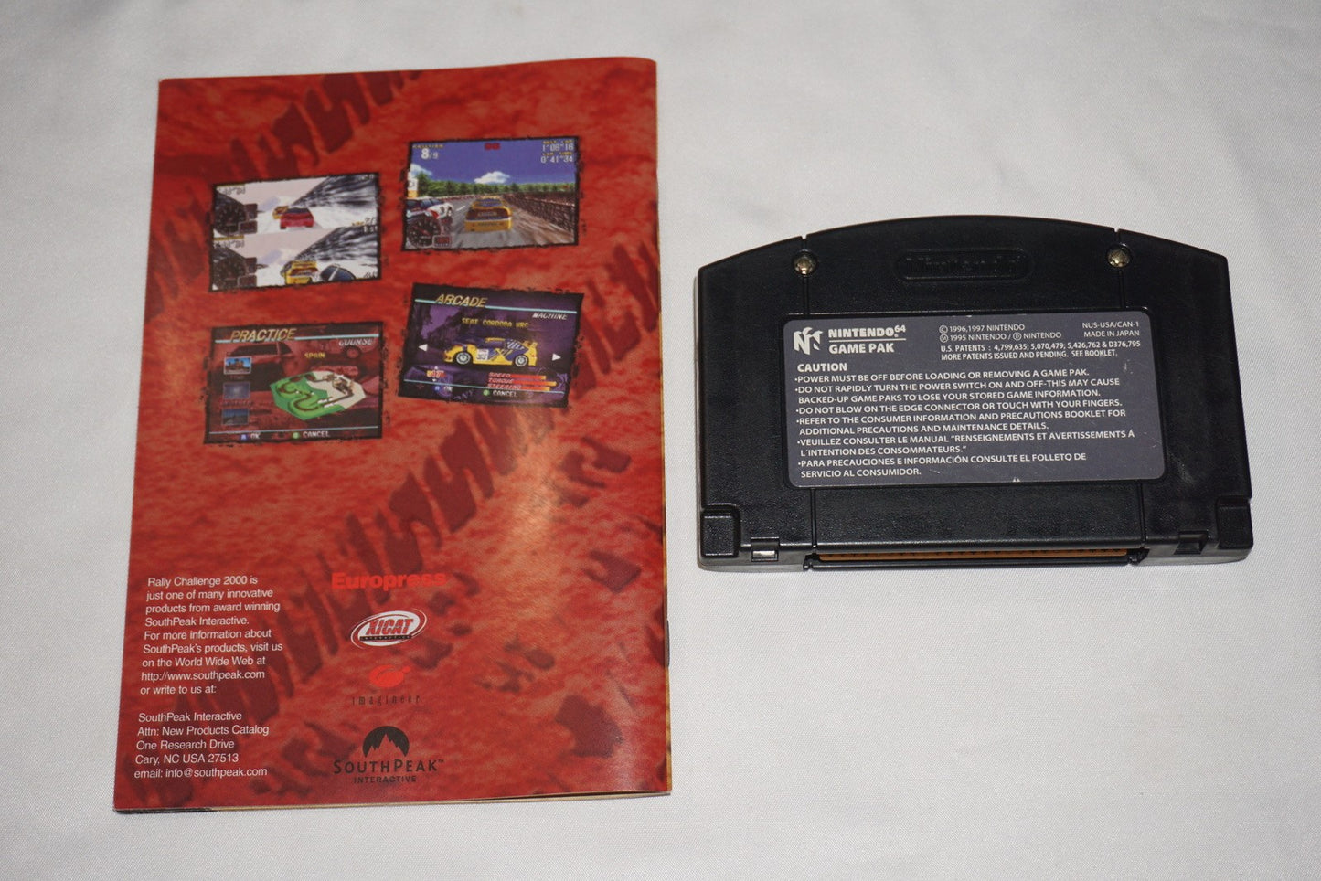 Rally Challenge 2000 (Nintendo 64 N64) Complete in Box CIB