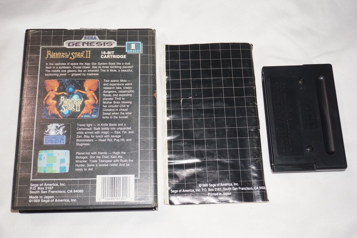 Phantasy Star II 2 (Sega Genesis) Complete