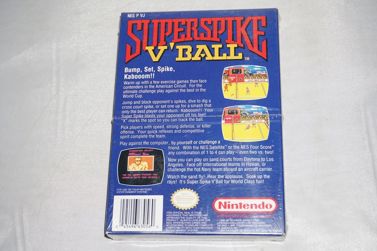 Superspike V'ball (Nintendo NES) NEW Factory Sealed