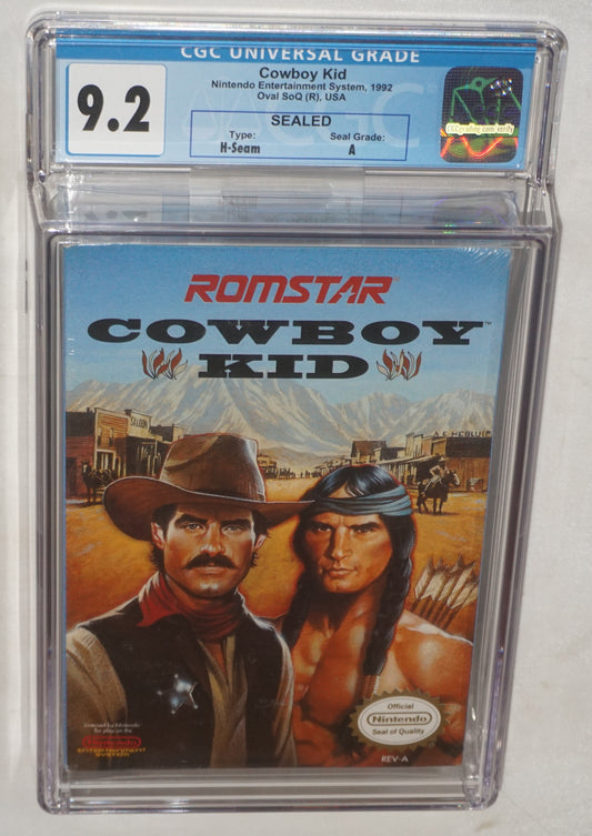 Cowboy Kid (Nintendo NES) CGC 9.2 A NEW Sealed