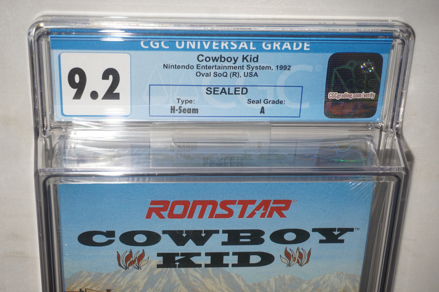 Cowboy Kid (Nintendo NES) CGC 9.2 A NEW Sealed