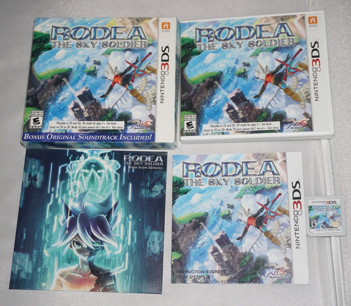 Rodea Sky Soldier (Nintendo 3DS) Complete in Box w/ CD CIB