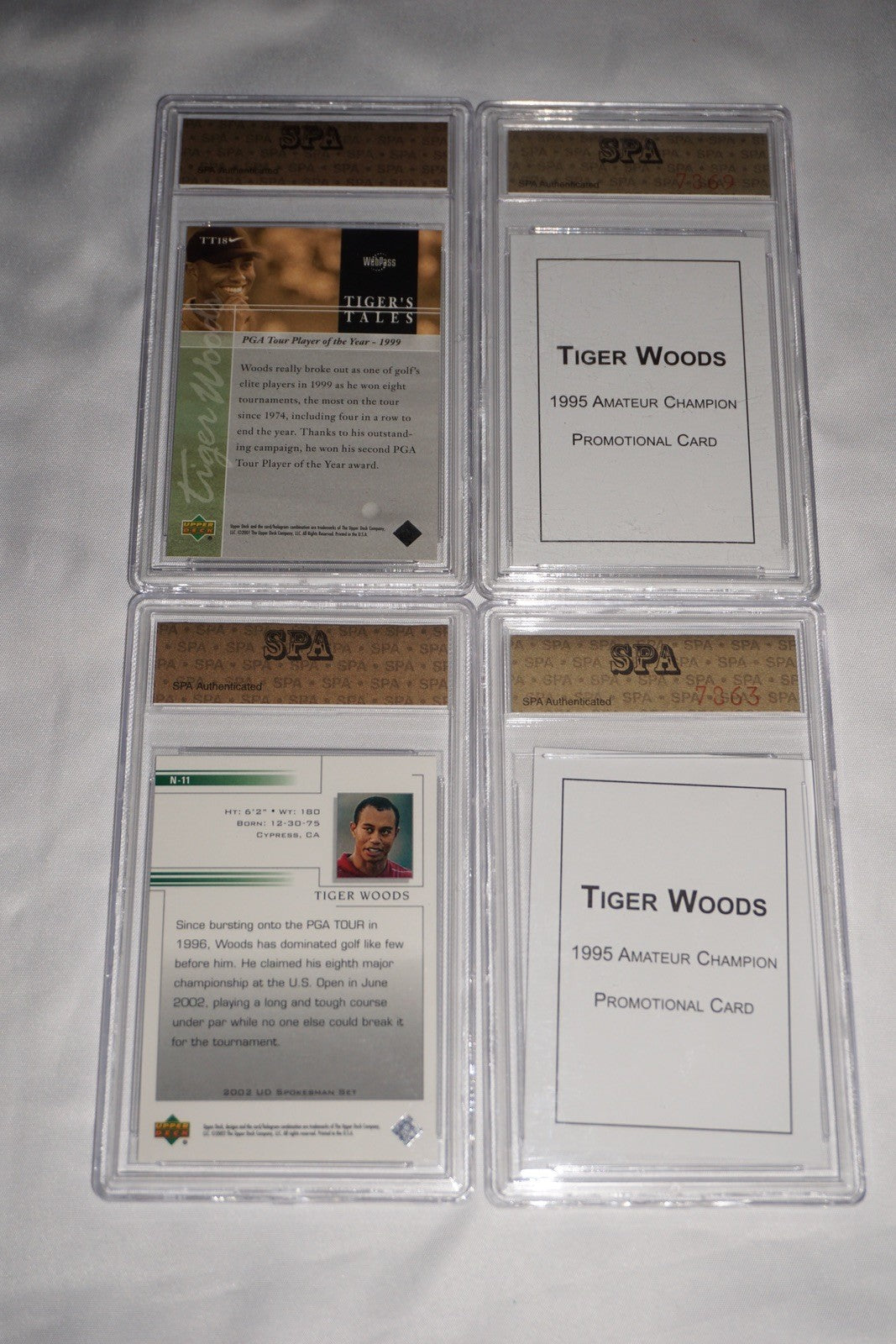 2001 Tiger's Tales Woods TT18 1995 Amateur Promo SPA 10 2003 National Convention