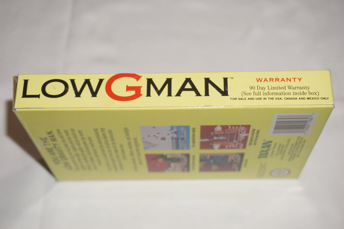 Low G Man (Nintendo NES) Complete in Box w/ Reg Card CIB