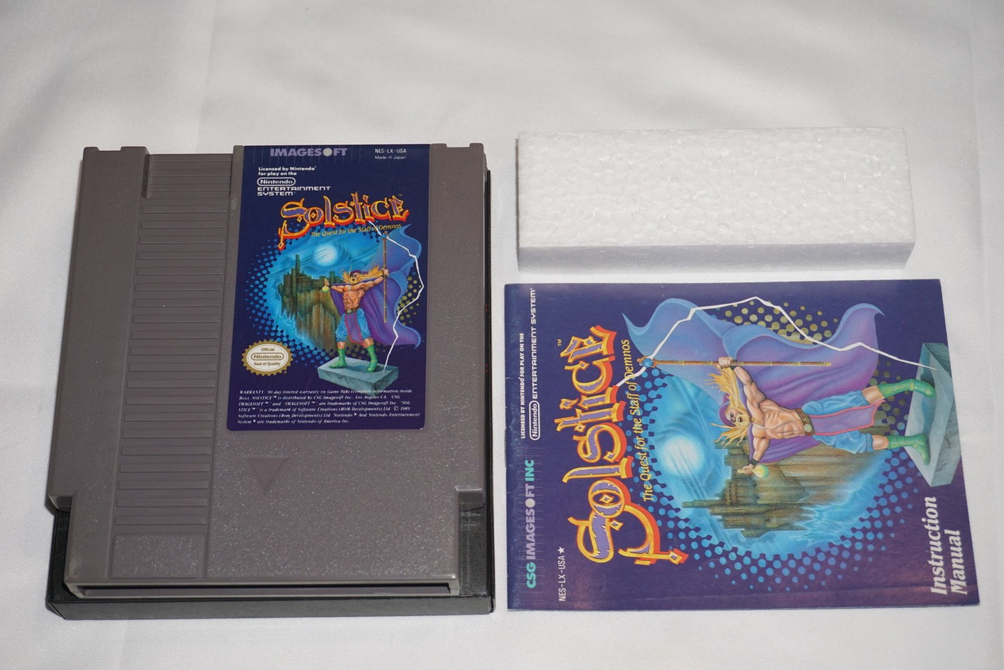 Solstice (Nintendo NES) Complete in Box CIB