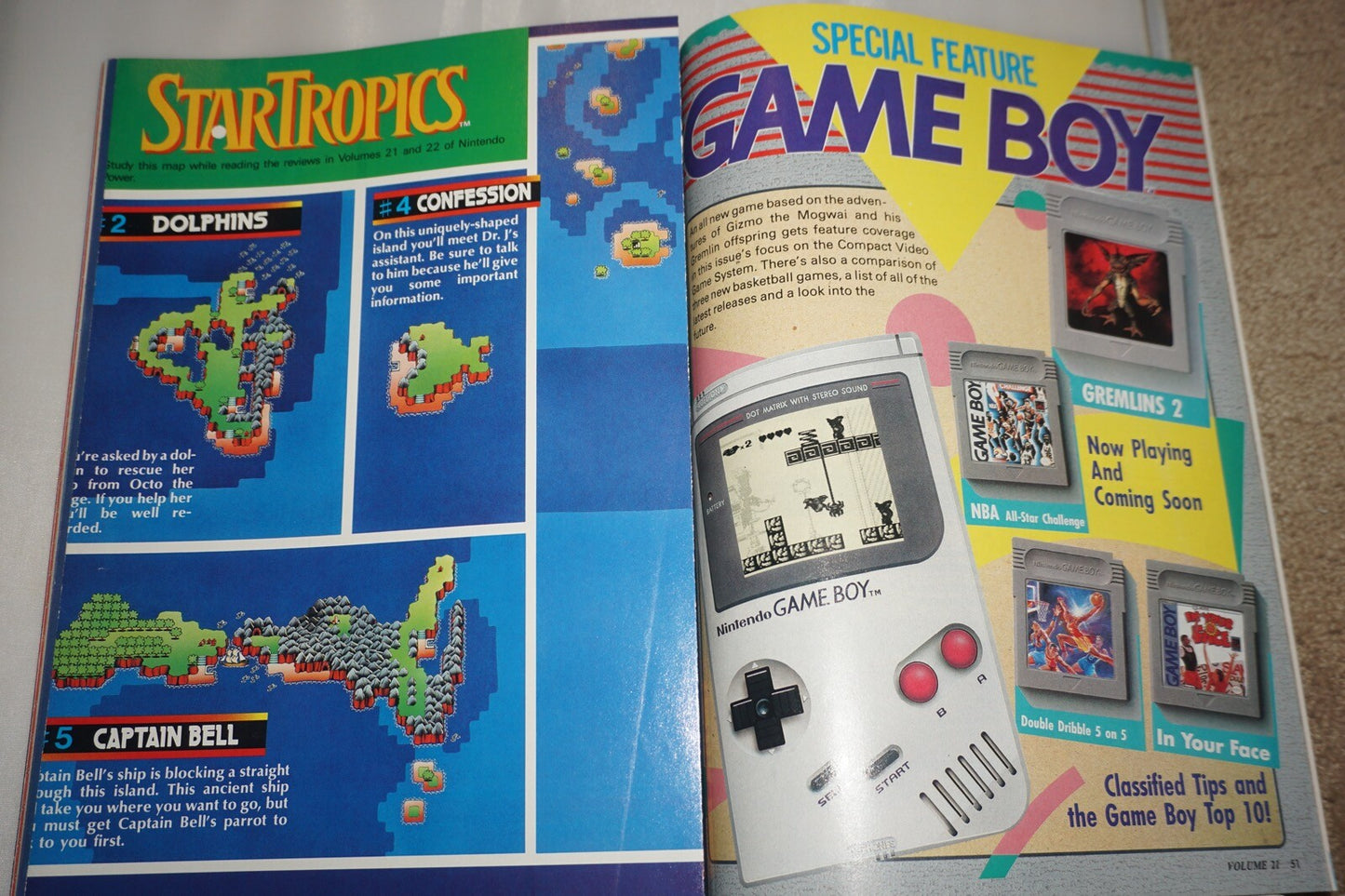 Nintendo Power Vol 21 Star Tropics Magazine #1 Poster