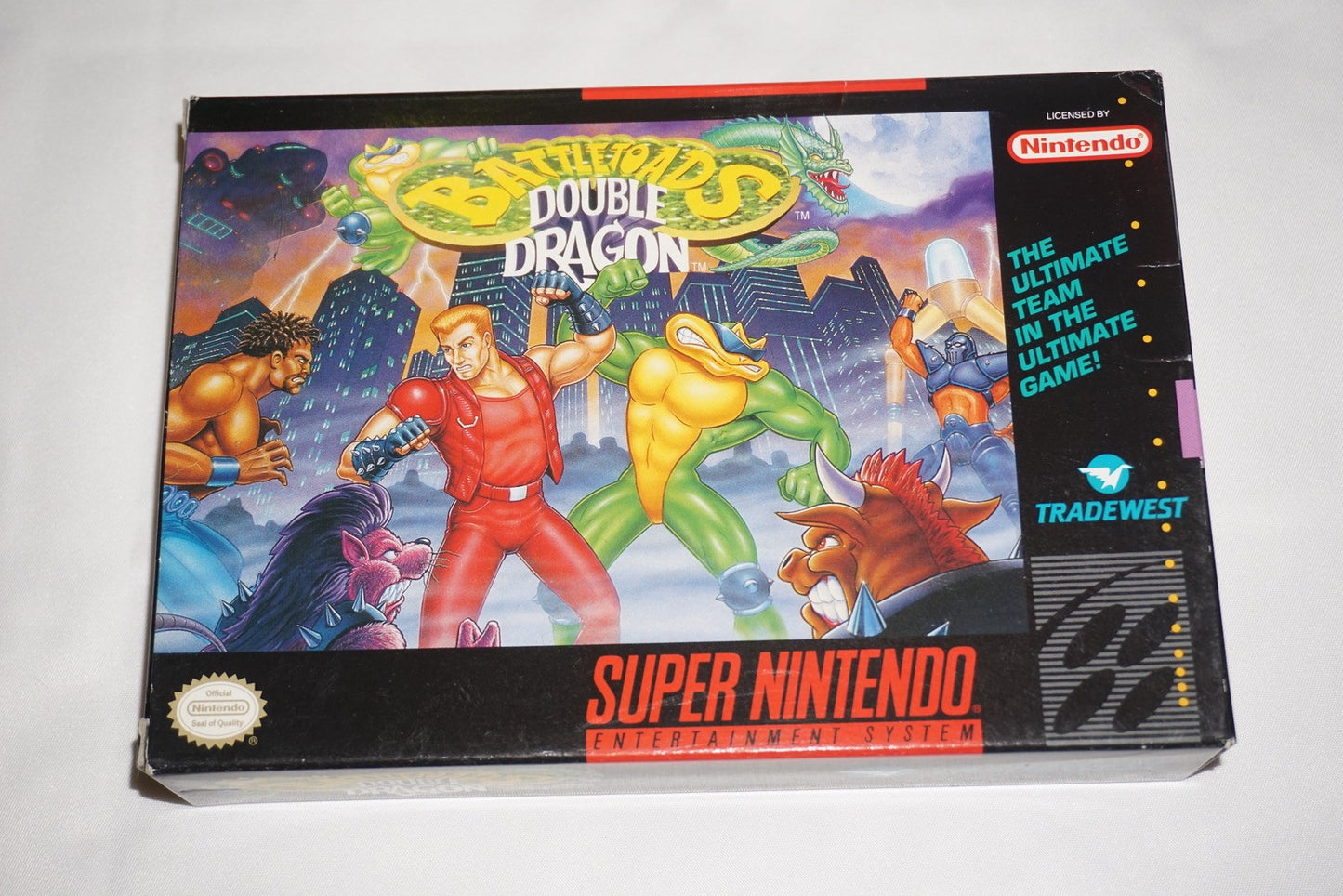 Battletoads/Double Dragon (Super Nintendo SNES) Complete in Box CIB