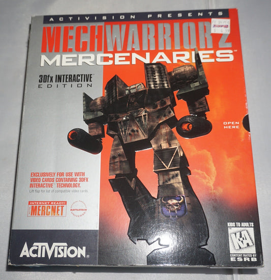 MechWarrior 2 Mercenaries 30fx Interactive (PC IBM) Complete in Big Box CIB