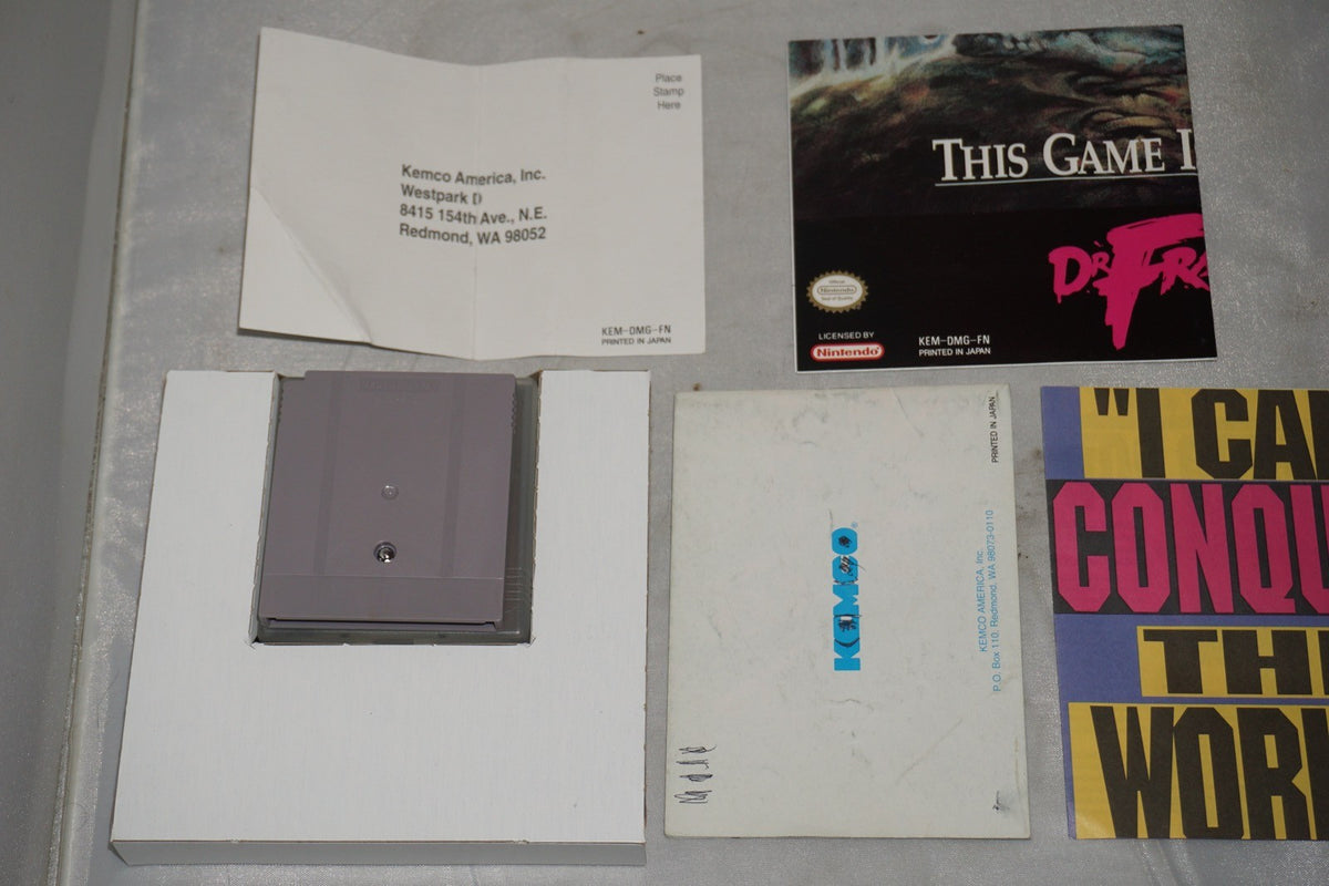 Dr Franken (Nintendo Gameboy Game Boy GB) Complete w/ Reg Card CIB Authentic