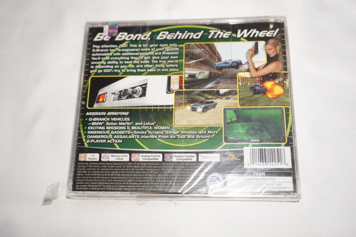 007 Racing (Sony Playstation 1 ps1) NEW Sealed