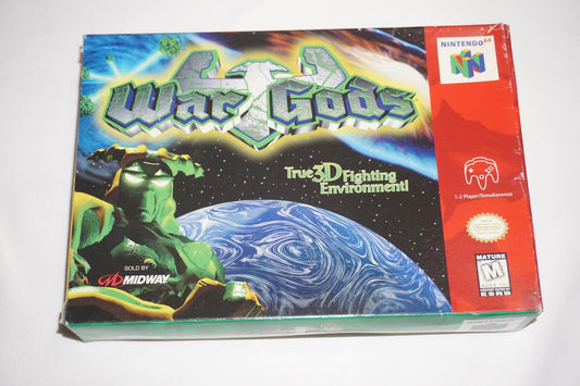 War Gods (Nintendo 64 N64) Complete in Box w/ Reg Card CIB