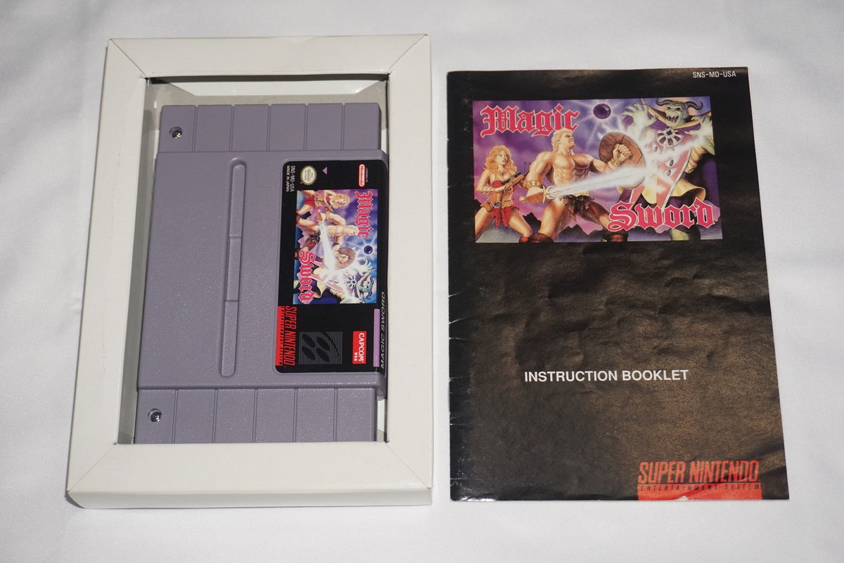 Magic Sword (Super Nintendo SNES) Complete in Box CIB