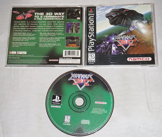 Xevious 3D/G+ (Sony Playstation 1 ps1) Complete
