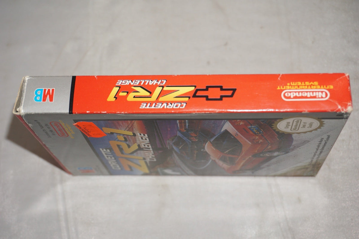 Corvette Zr-1 Challenge (Nintendo NES) Complete in Box CIB PAL B