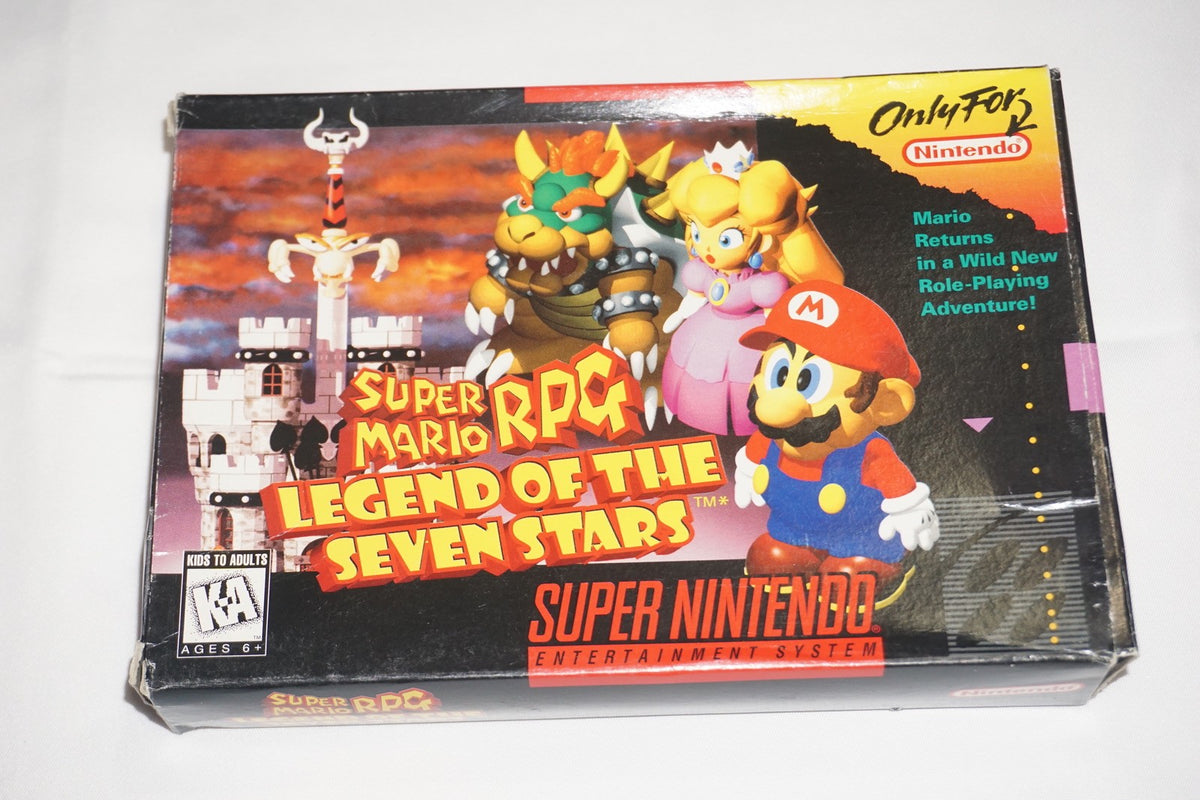 Super Mario RPG: Legend of Seven Stars (Super Nintendo SNES) Complete in Box CIB