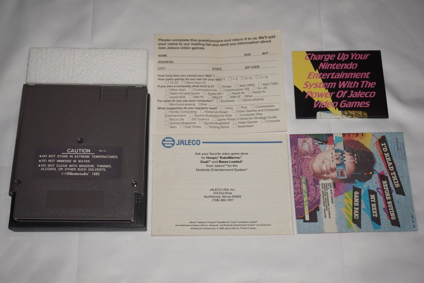 Astyanax (Nintendo NES) Complete in Box w/ Reg Card CIB