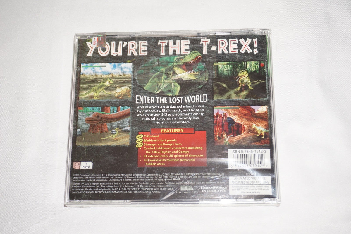 Lost World Jurassic Park Special Edition GH (Sony Playstation 1 ps1) NEW Sealed