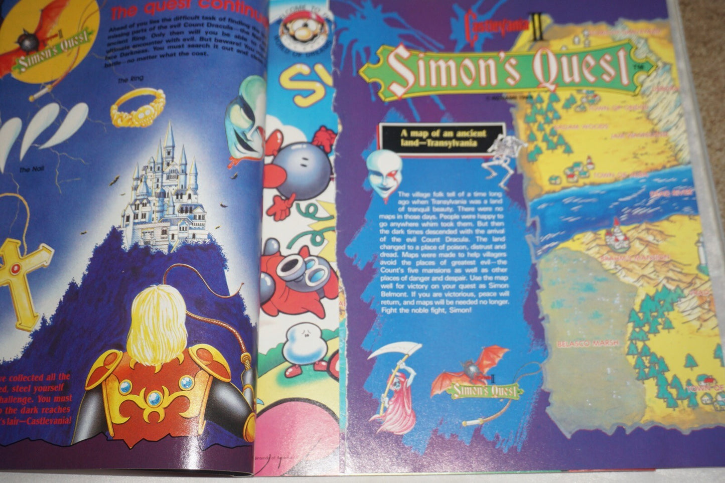 September/October 1988 Vol 2 Castlevania II Nintendo Power Magazine #4 Calendar
