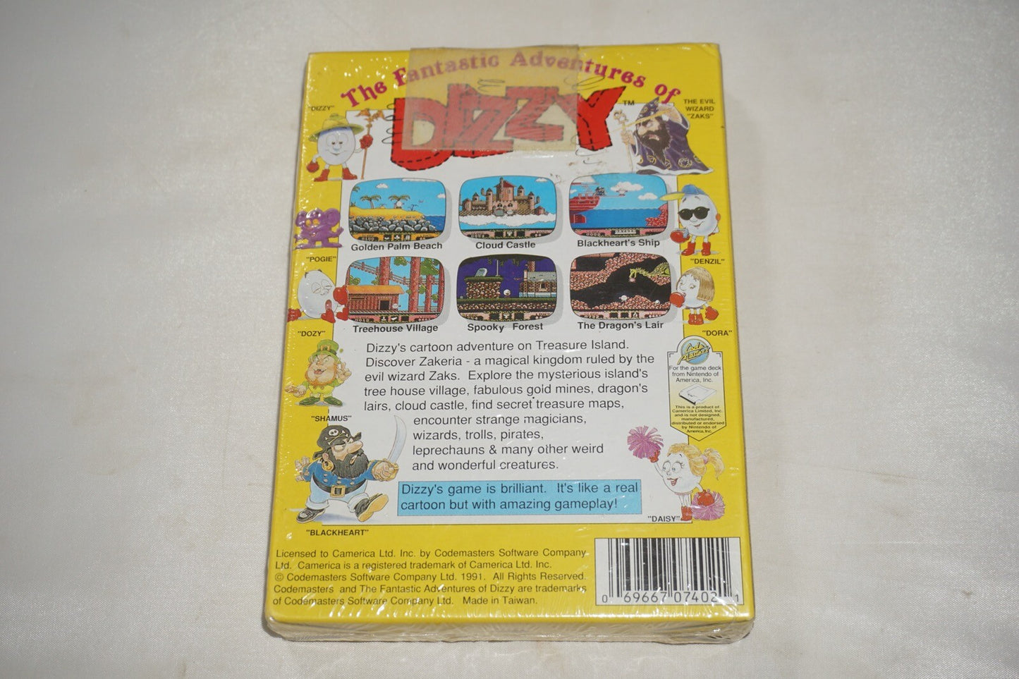 Fantastic Adventures Of Dizzy (Nintendo NES) NEW Factory Sealed