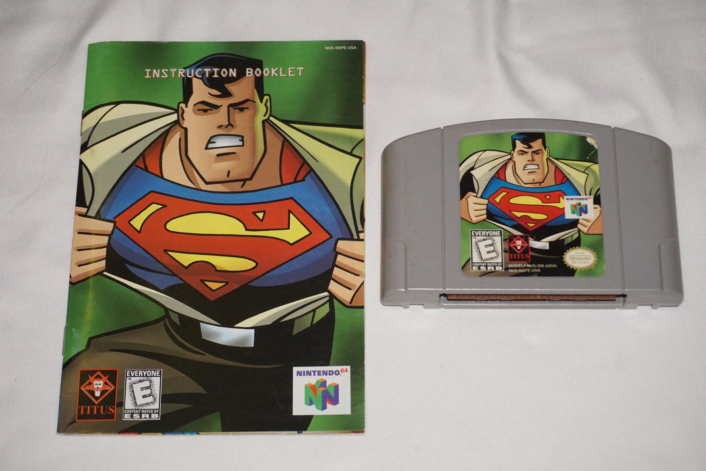 Superman (Nintendo 64 N64) Complete in Box CIB