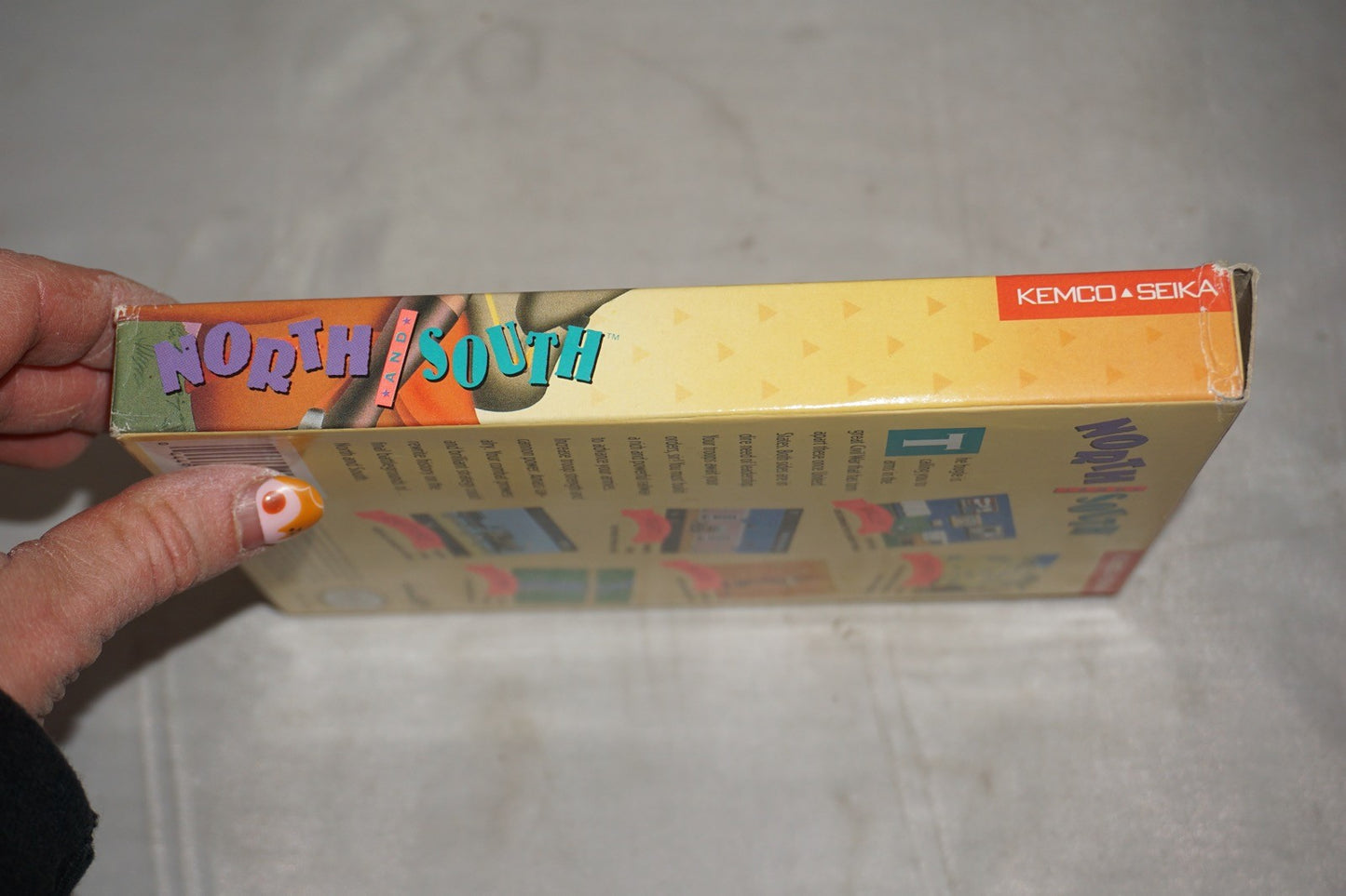 North & South (Nintendo NES) Complete in Box CIB