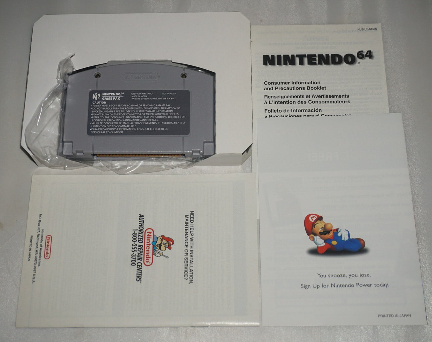 Super Mario 64 (Nintendo 64 N64) Complete in Box CIB Near Mint