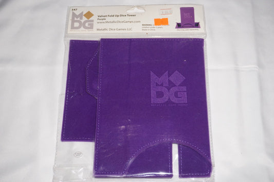 Mdg Velvet Fold Up Dice Tower Watercolor Purple