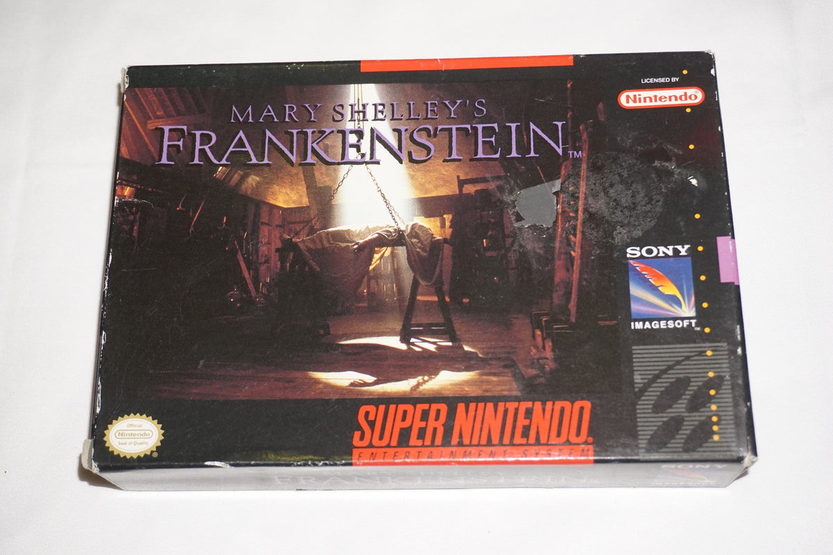 Mary Shelley's Frankenstein (Super Nintendo SNES) Complete in Box CIB