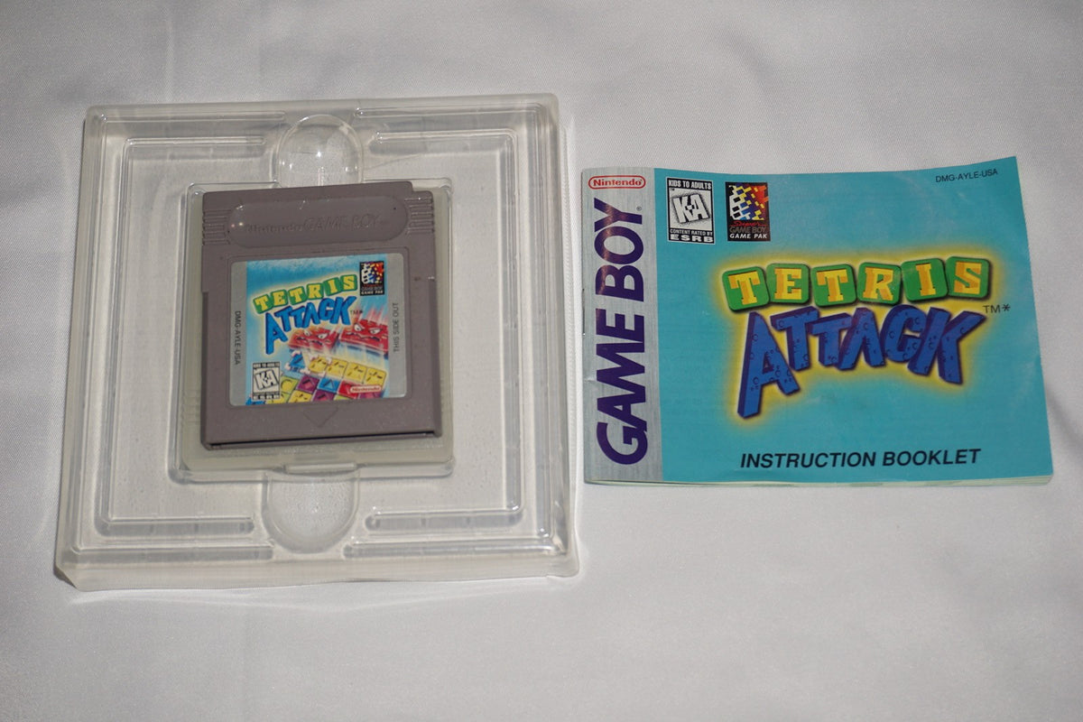 Tetris Attack (Nintendo Game Boy Gameboy) Complete in Box CIB