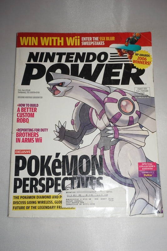Nintendo Power Vol 215 Pokemon Perspectives Palkia Magazine #3